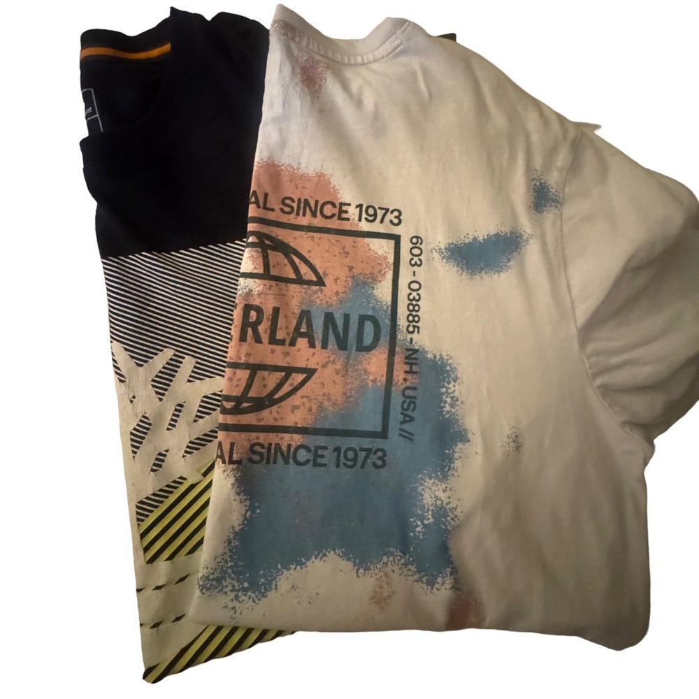 TWO Timberland Large Men’s Tshirts